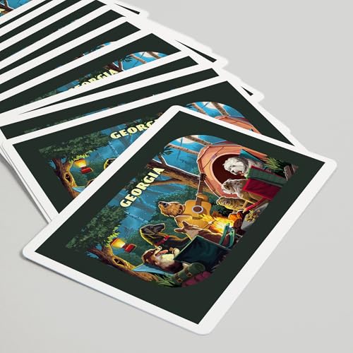 Lantern Press Georgia, Pack Life, 52 naipes póker miniatura 5