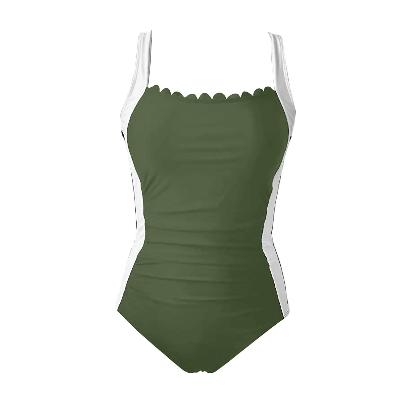 Costume da Bagno Sportivo in Tinta Unita con vestibilità Comoda e Design Elegante per Spiaggia e Piscina