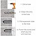 BE-TOOL 10 PCS Wire Shelf Clips, Down Wall Clips with Screws & Anchors - Plastic Heavy Duty Wall Clips for Closet Shelf Brackets, Wire Shelving Accessories