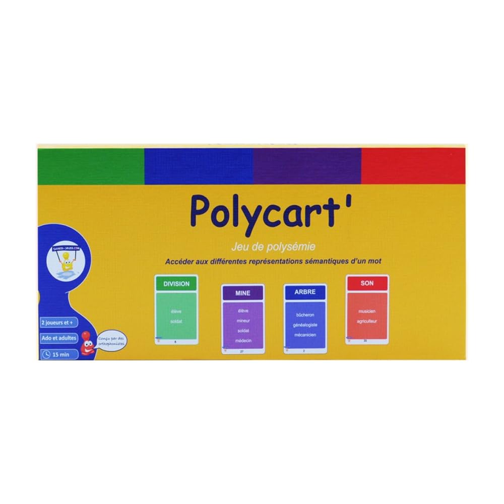 Générique POLYCART' Jeu de polysémie. Orthophoniste.