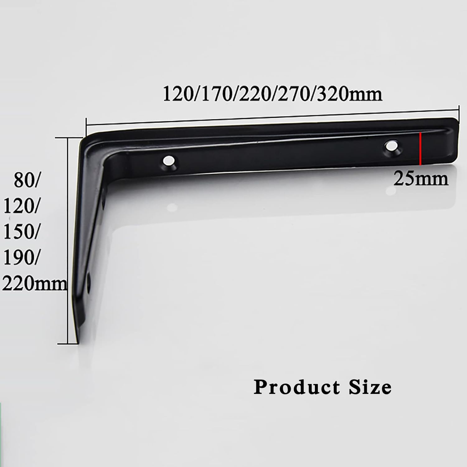 4 PCS Shelf Brackets,Heavy-Duty L Bracket Angle Support,Wall Mount Shelf,Floating Shelf Support Bracket Decorative Wall Brackets,for Table Work Bench Space Saving