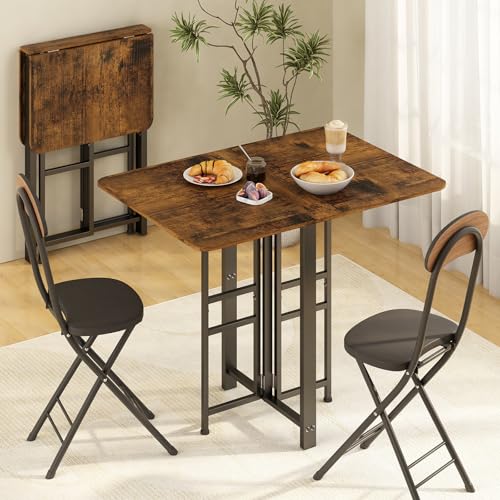 La mejor comparación de Mesa Plegable de Madera Walmart - solo los mejores. 38 GILLAS Escritorio de Plegable Mesa Plegable Pequeño, Bandejas de TV Plegable Portátil, Mesa Auxiliar Plegable Servicio para Sala, Cama, Sofá