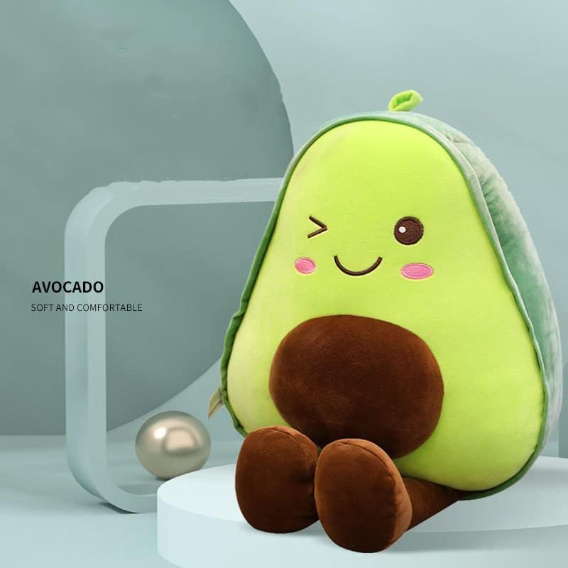 Cojin Peluche Juguetes De Peluche De Aguacate, Almohada Rellena De