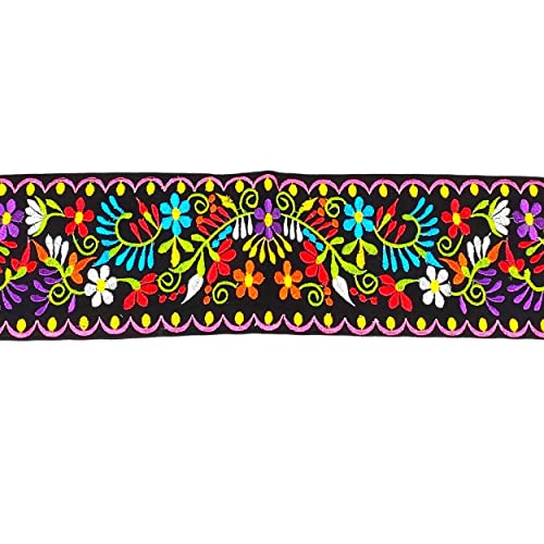 Cuitaxi The Original Embroidered Mexican Belt for Women Adjustable Made of Cotton|Embroidered belts for women|Cinturones de mujer bordados|mexican belt sash|women's belts embroidered3