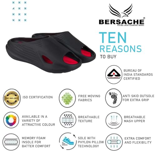 Image of BERSACHE Soft Classic Casual with Regular wear with Ultra Soft & Flexibility Technology Slipper for Men's /Boy's Beige