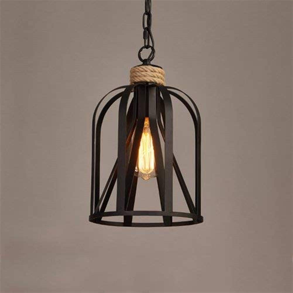 Lustre suspension industrielle vintage plafonnier rétro en métal pour maison de campagne