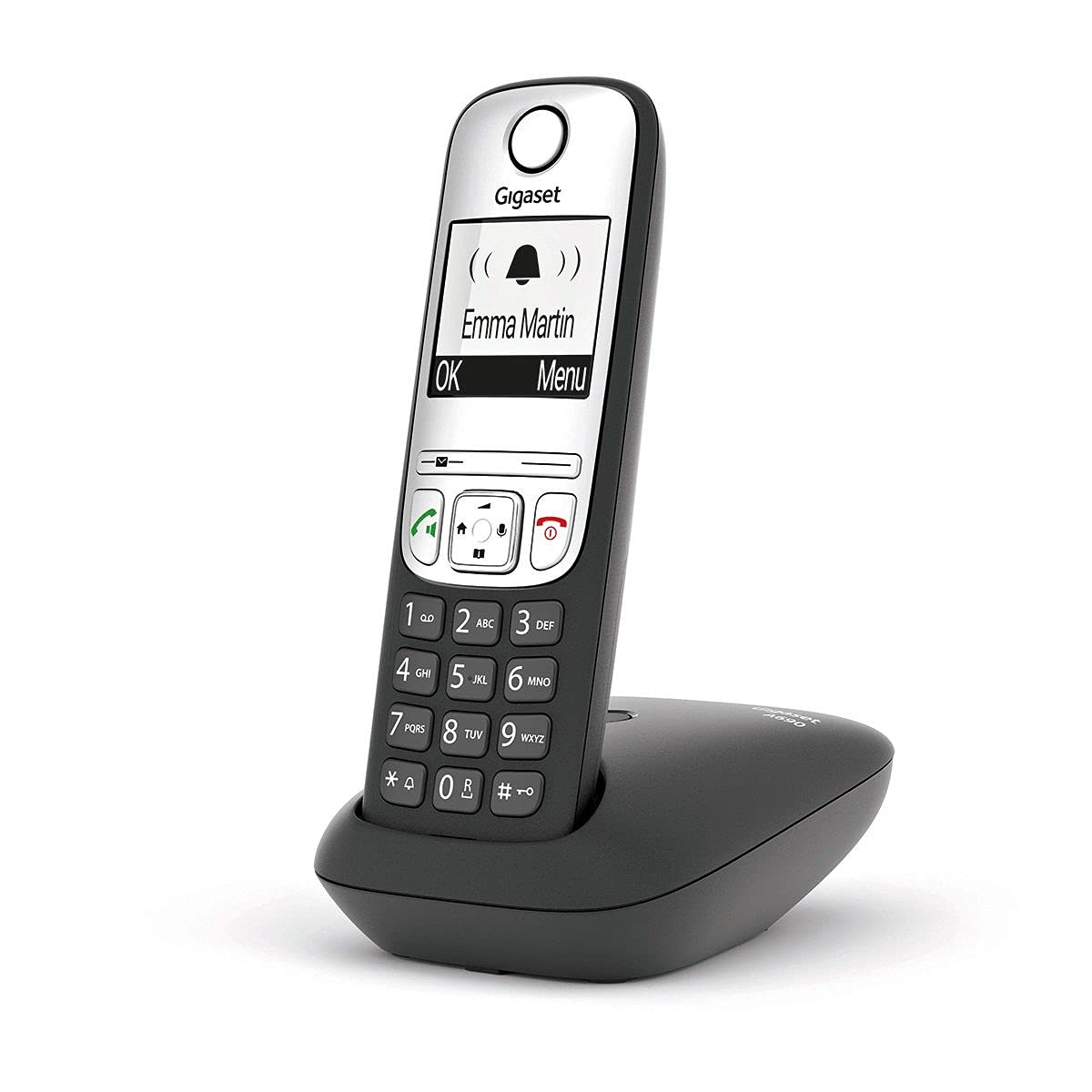 Gigaset A690 bezprzewodowy telefon czarny europejski wtyczka z wtyczką amerykańską