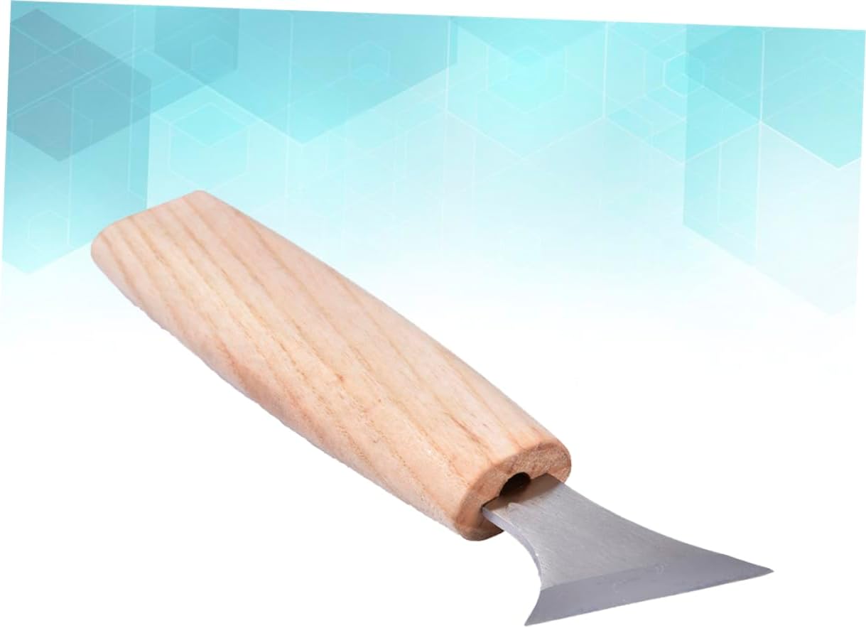 Angoily 3pcs -vanadium Cutting Wood Carving Hand Chisel Tool for Professional Woodworking Carpenter Carving Kit Polished Hardwood Handles Model