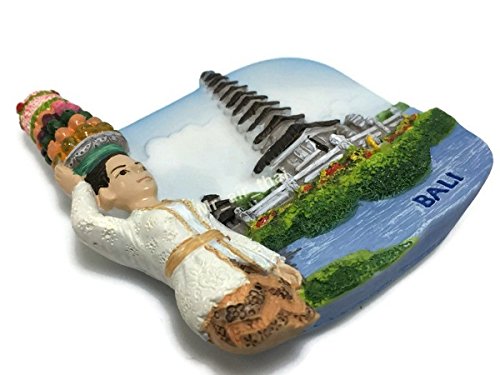Imán Decorativo Miniatura Pura Ulun Danu Bratan Bali miniatura 3