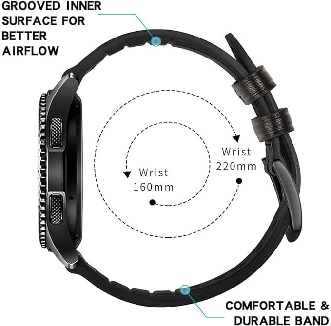 Image of FOLX FAB64 20MM | 22MM Watch Straps /Bands In Various Designs, Colors & Material With 2 Lugs /Pins [ Please Check Watch Models Compatibility For 20mm Or 22mm In Discription ]
