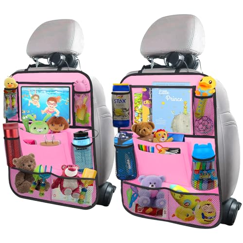 ULEEKA Car Backseat Organizer with 11" Table Holder, 10 Storage