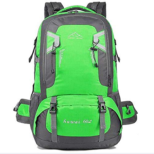 60L Impermeable Unisex Hombres Mochila Bolsa De Viaje Deportes MontañIsmo Al Aire Libre
