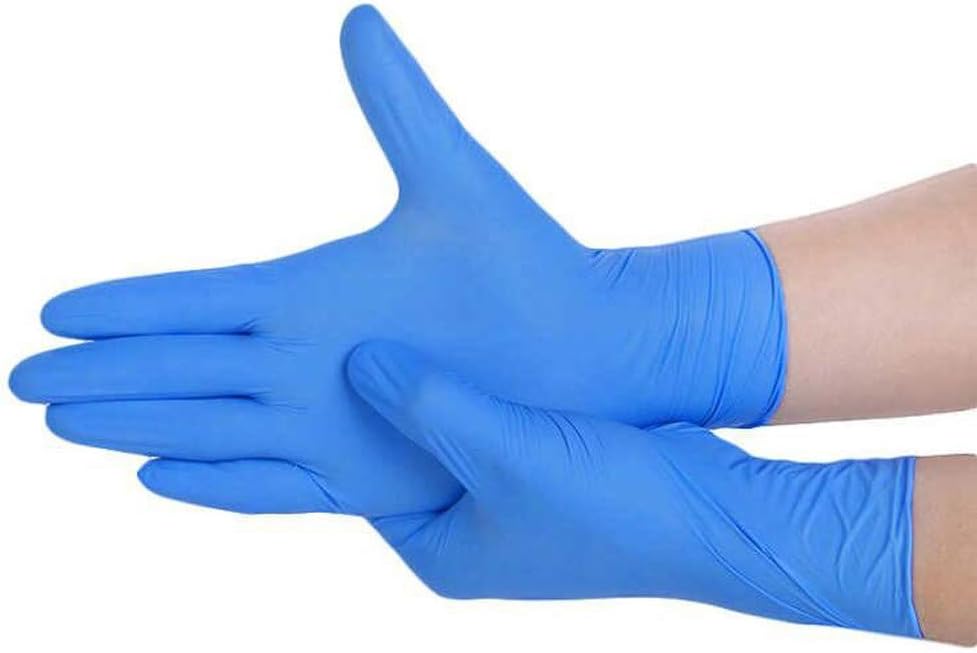 Buyao Gloves Disposable Nitrile Gloves, Powder Free, Latex Rubber Free, Disposable Gloves – Exam Gloves, Food Safe, Medical Grade, Convenient Dispenser Pack of 20/50