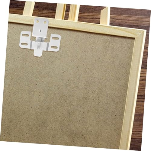 Image of 6pcs Adjustable Frame Hooks Heavy-Duty Wall Mounting Hardware for Large Frames Concealed Design for Aesthetic Home Decor Picture Hanging Tool Flexible Positioning
