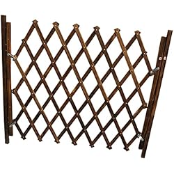 Milageto Acordeón expandible Puerta de Perro Puerta de Pantalla Puerta corredera Aislamiento Valla Valla Puerta de bebé Plegable para Puerta de Cocina Césped