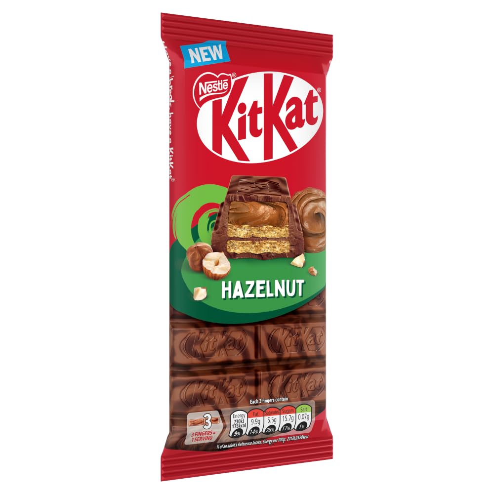 Amazon.com : Nestle Kit Kat Hazelnut Sharing Block 99g : Grocery