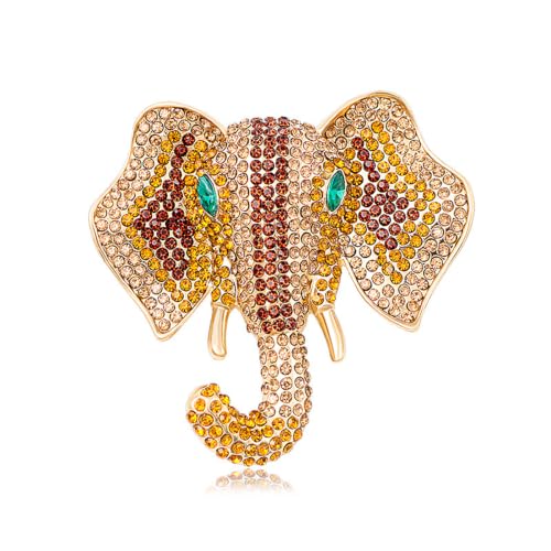 Image of Animal Brooch for Men Vintage Metal Wildlife Lapel Pin Suit Jacket Badge Fashion Accessories for Men