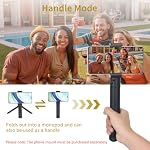 UTEBIT Extendable Mini Camera Tripod 2-Level Height Adjustable Universal Small Table Tripod with 1/4 Inch Screw Lightweight Foldable Compact Tabletop Stand for Video Photography Live Streaming