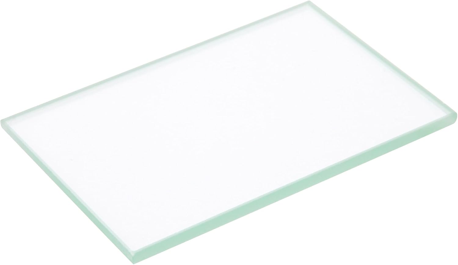 Plymor 2" x 3" Rectangle, 3mm Thick Non-Beveled Clear Glass, Pack of 12