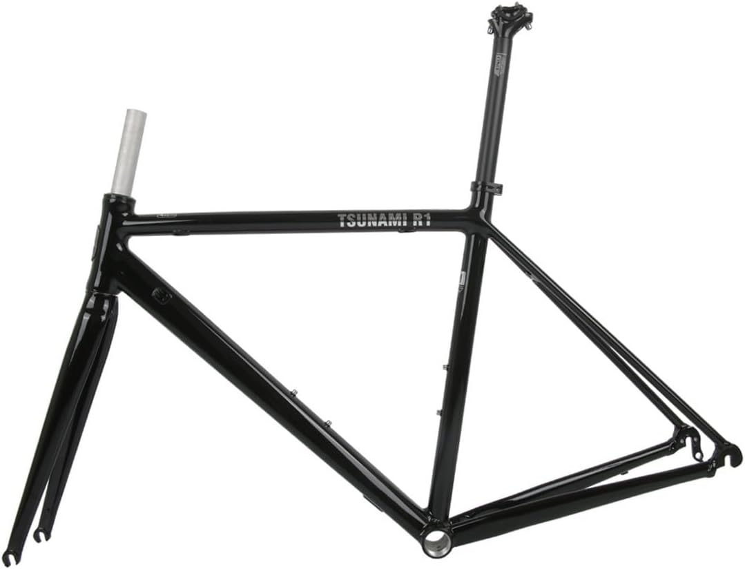 Road Bike Frameset 700C Aluminum Alloy Bike Frame 44/47/50/53/56cm C Brake Frame Internal Routing QR Front 100mm Rear 130mm