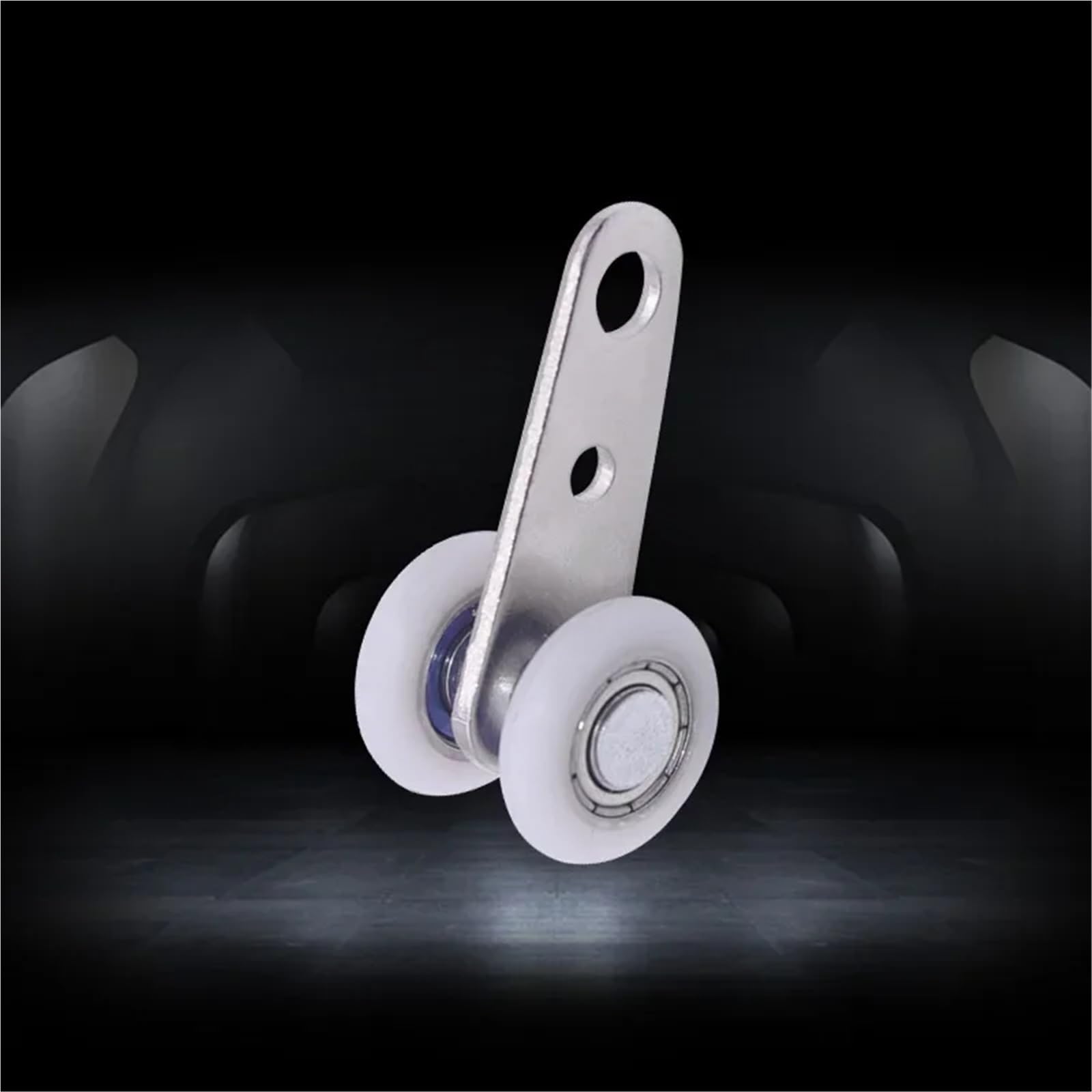 10 Stück 19 mm Metall-Lager-Flaschenzug mit zwei Kunststoffrädern for Kleiderschrank, Schrank, Fenster, Schrank, Schiebetüren | Pulleys