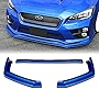 Q1-Tech Q1-TECH, Front Bumper Lip fit for compatible with 2015-2020 Subaru WRX STI Sedan, Front Bumper Lip Spoiler Air Chin Body Kit Splitter Painted Blue, 2016 2017 2018 2019 (CS-Style)