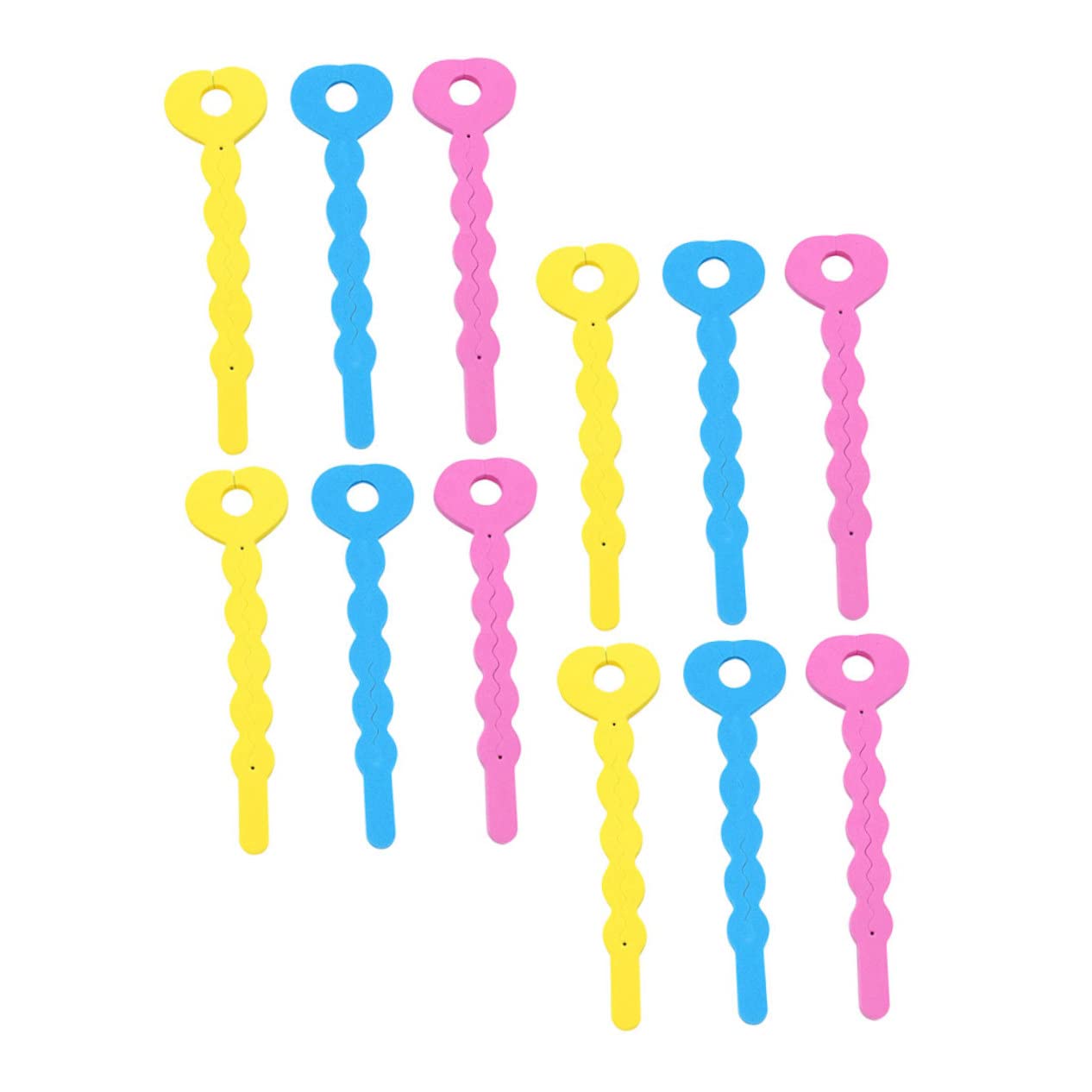 WRITWAA No Heat Sponge Curlers 24 Pieces Hair Curling Sticks Safe for Hair Random