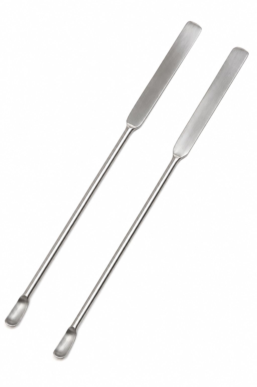 Laboratory Spatula(PACK OF 2), Stainless Steel, 6 inch or 15.5 cm Length, Dual-Ended with Round Spoon and Flat Face Design for laboratory and multipurpose use-picture-13