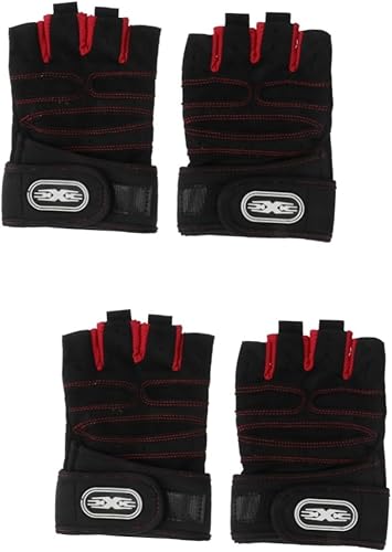 Yardwe 2 unids 1 Up Guantes Fitness Guantes para Gimnasio Hombre Guantes de Motocicleta Guantes Deportivos Guantes de Equitación Guantes de Remo