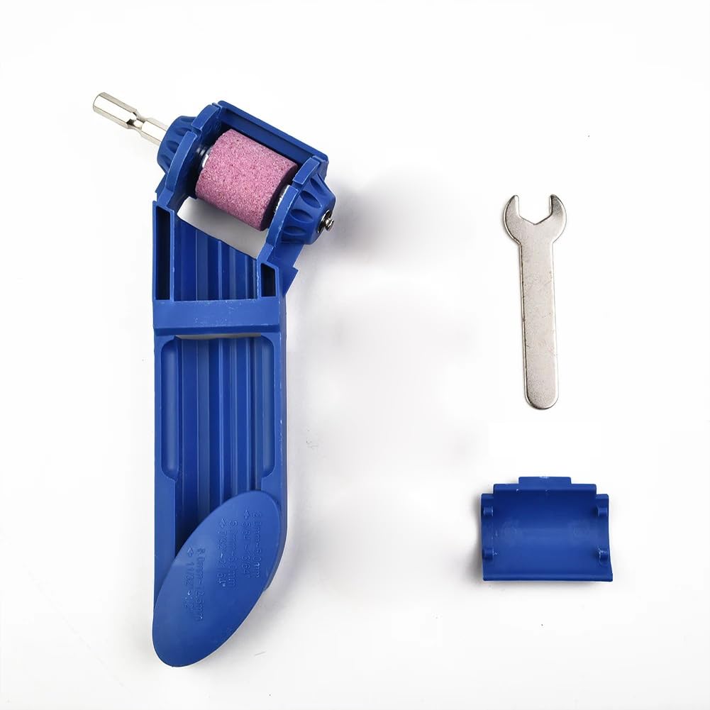 Inditrust Portable Diamond Drill Bit set Sharpener Powered Tool Parts Sharpening Tool Corundum Grinding Wheel for Iron-Based Drill Bits