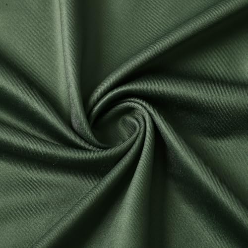 Robe décontractée à col en tissu fluide et manches longues - 7