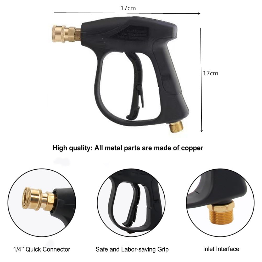 Pistola ad alta pressione a schiuma, dispenser regolabile 1/4