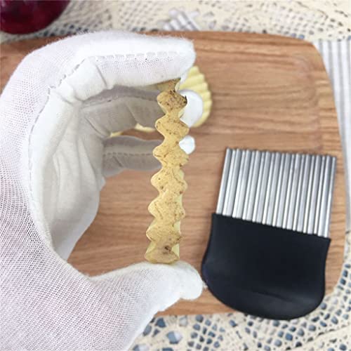 Cortadora de papas ondulada acero inoxidable miniatura 5