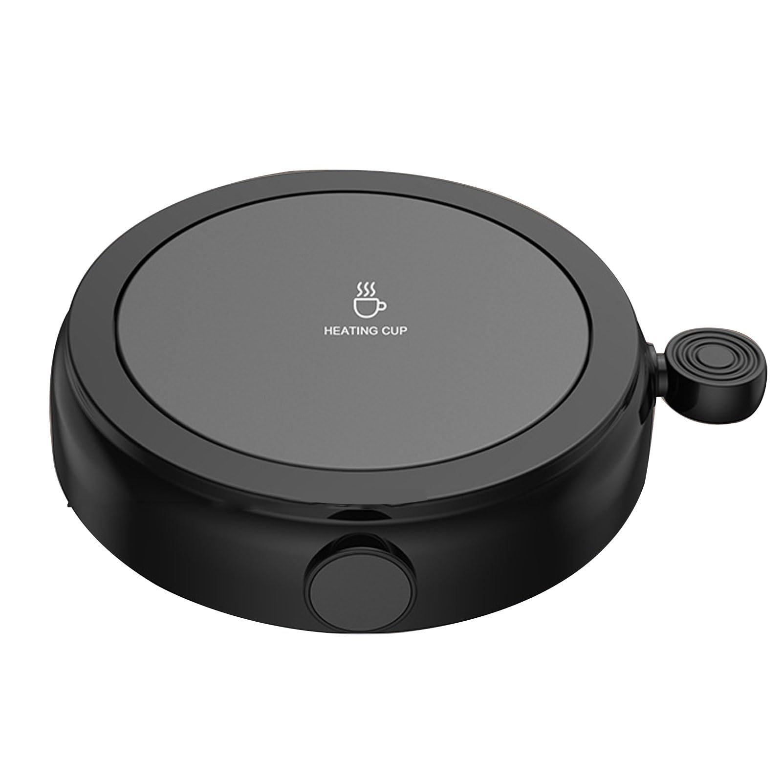 Calentador de tazas con taza, calentador de tazas de café con apagado automático, calentador de tazas de café inteligente con 4 ajustes de temperatura, visualización LCD, calentador de café para