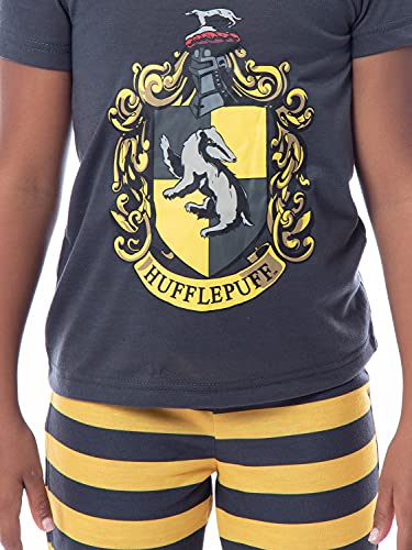 Harry Potter Big Girls' Hufflepuff House Crest Pajama Set-All Houses (10/12) #TOP2