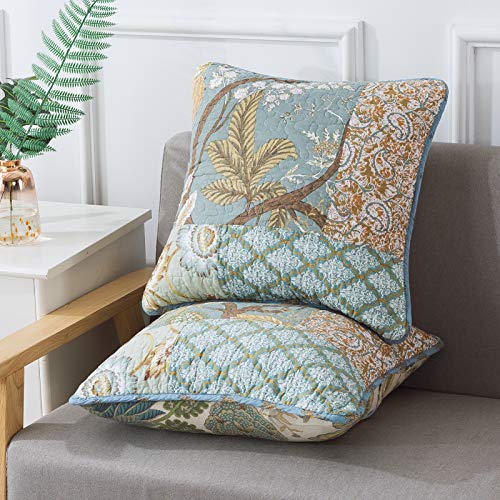 Newlake NL-TP-MEISHIZHENPIN-1818 Bohemian Floral Style Cotton Throw Pillow Covers thumb #2