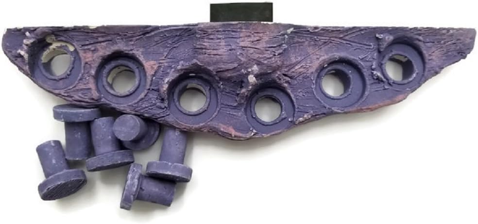 Oceans Wonders MAG Rock 6.0 Magnetic Coral Frag Rack Plug Holder with 6 Plugs