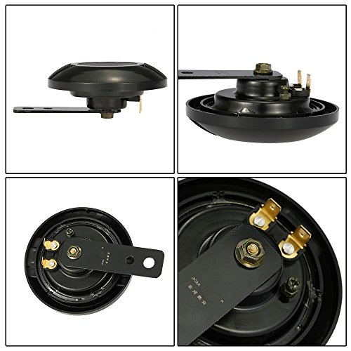 RuleaxAsi 12V 430HZ 110dB Alto-falante alto redondo com buzina para motocicleta carro