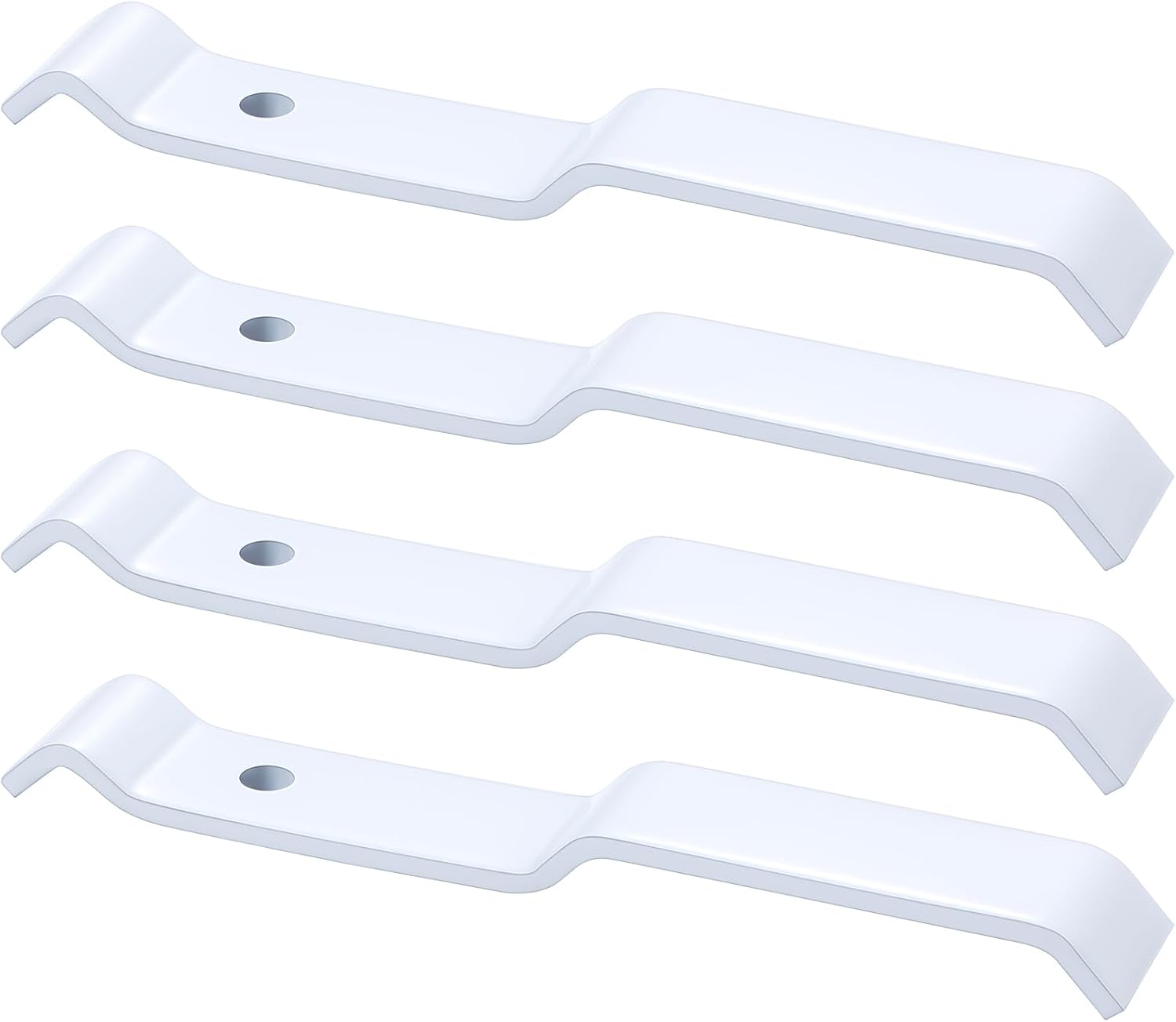 4 Pcs 3 Wire Shelf Corner Support Brackets Ventilated Wire Shelving Accessories, Support Brackets for Closet Shelving