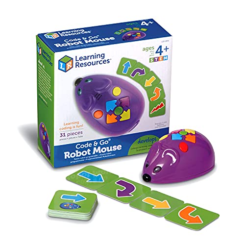Learning Resources Code & Go Robot Mouse, Juguete Stem