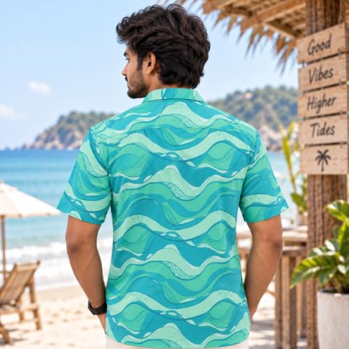 Image of BROWN CULTURE Printed Shirts for Men | Half Sleeve Shirt for Men's | Cotton Half Sleeve | Cotton Blend Shirts for Men | Casual Printed Shirt | Stylish Everyday Wear