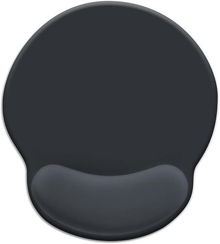 Miniatura 20 de Alfombrilla de ratón gótica de murciélago ergonómica con reposamuñecas, alfombrilla de ratón para juegos con soporte de muñeca, divertida Bate