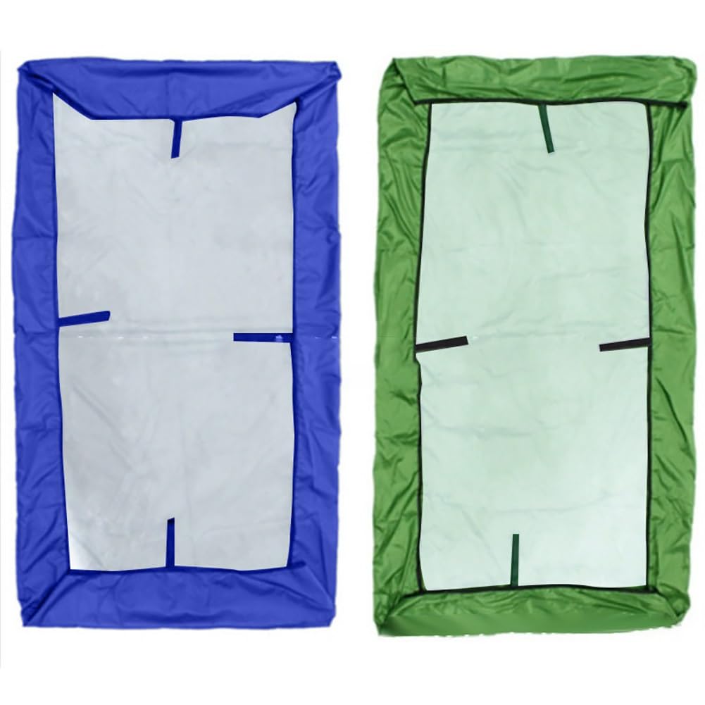 Copertura di ricambio per columpio, Tettuccio impermeabile 190T per dondolo da giardino, Telo Superiore per Sedia a Dondolo da Giardino a 2/3 Posti(Green,191x120x18/23cm)