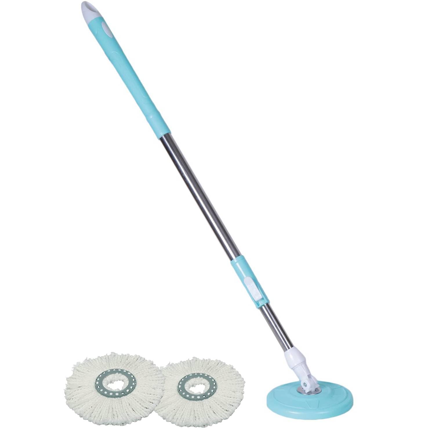 Ephemeral 43inch Standard Mop Stick Rod and Refill - Pole Spin Mop Extendable Handle-360 Degree Rotating Floor Cleaning Mop Stainless Steel Rod- Easy to Fit or Use for All Buckets Mop | RandomColor - (B0CL2B9KPL) Amazon Price History, Amazon Price Tracker