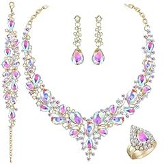 Gold Plated Aurora Borealis Crystal