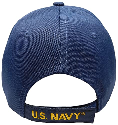 Gorra azul Navy acrílica ajustable bordada miniatura 5