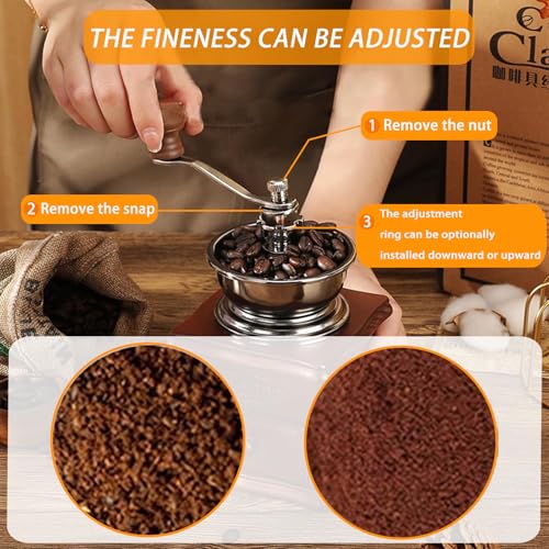 Beech Wood Handcrafted Coffee Grinder