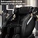 Max Relax Full Body Massage Chair,Zero Gravity Shiatsu Recliner with Air Bags,Back Heater,Foot Roller and Blue-Tooth Speaker,Black