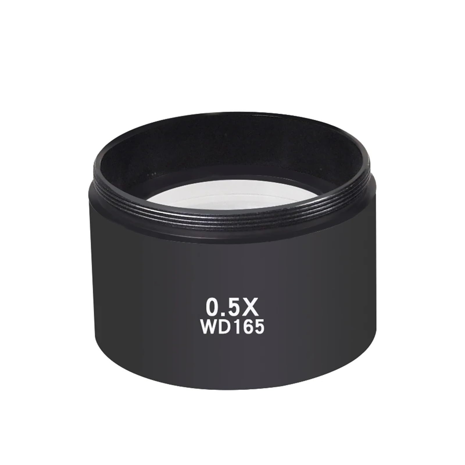 WD165 0.5X WD120 0.7X Trinocular Microscope Objective Lens Zoom Stereo Microscopio Camera Auxiliary Objective Lens(0.5X)