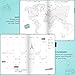 Clever Fox Travel Journal - Itinerary Travel Planner Organizer for Women, Men and Couples, Travel Log Journal, Lasts 5 Trips, A5 (Aquamarine, A5 (5.8